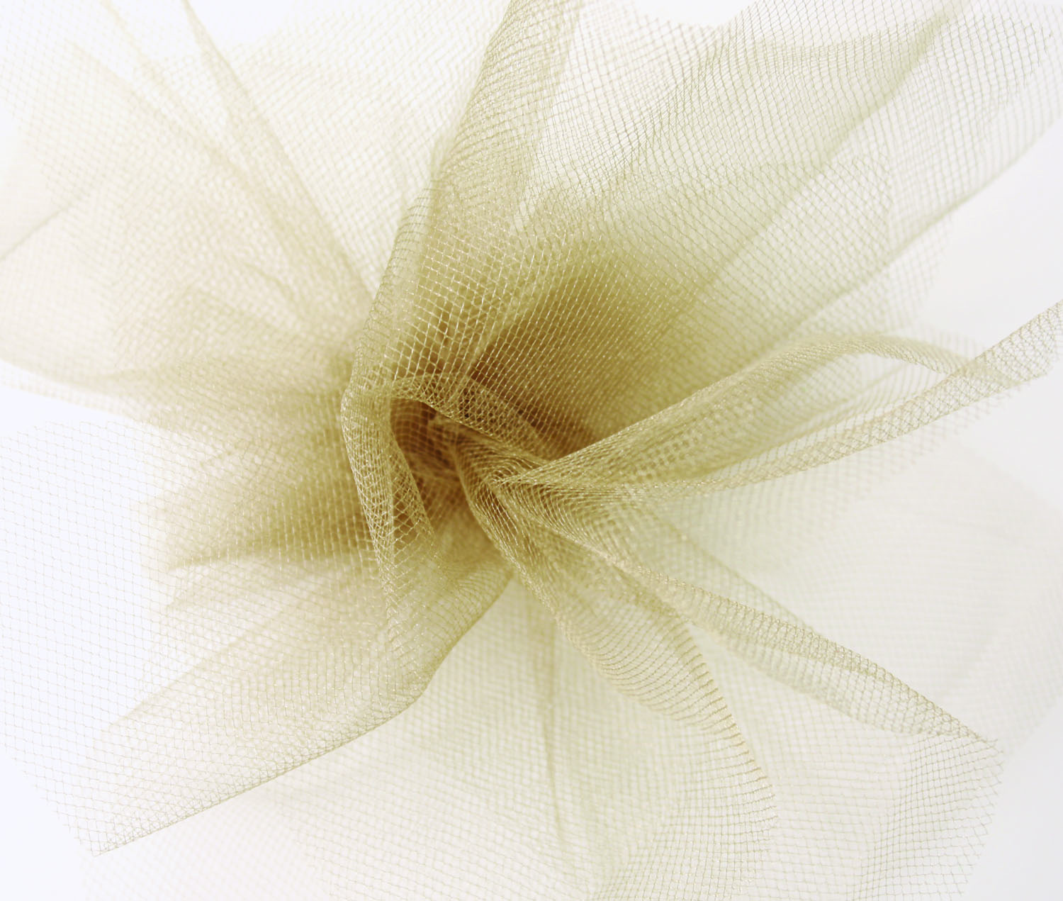Antique Gold Tulle Ribbon