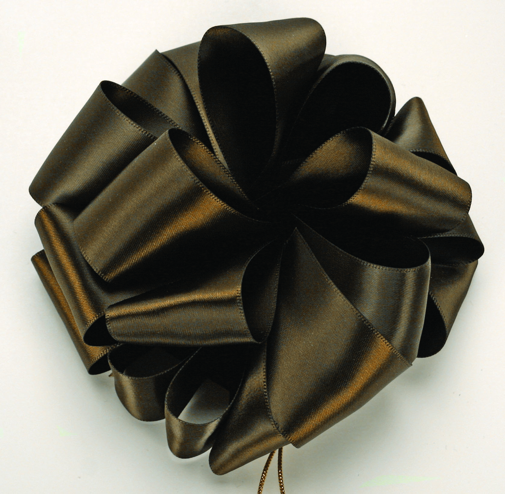 Brown Double Face Satin Ribbon