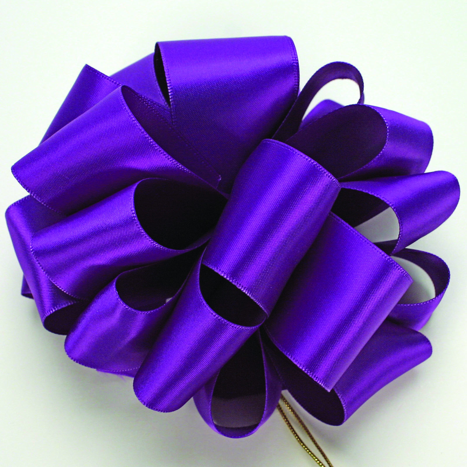 Purple Double Face Satin Ribbon