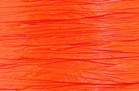 Orange Matte Rayon Raffia Ribbon