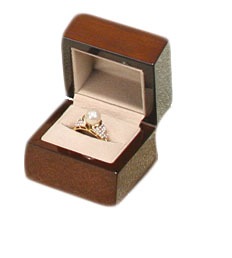 High Veneer Premium Wood Ring Box