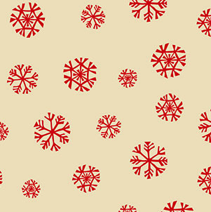 Homespun Snowflake Kraft Tissue Paper 