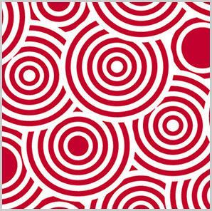Red Lollipop Stripe Tissue Paper 