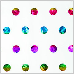 Rainbow Hots Spots Reflections Satinique Tissue Paper