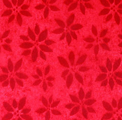 Red Ponsietta Reflections Satinique Tissue Paper