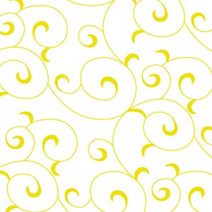 Gold Swirl Print on Ivory Tissue Paper