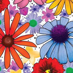 Summer Garden Print Tissue Paper