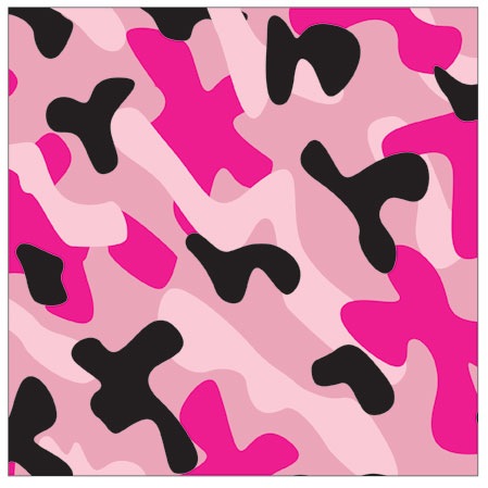 Pink Camo Print Tissue Paper