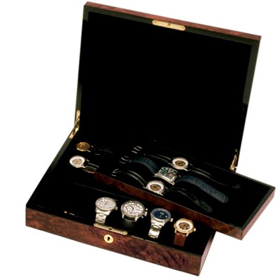 Maple Burl Zurigo Twelve - Orbita Watch Case Collection