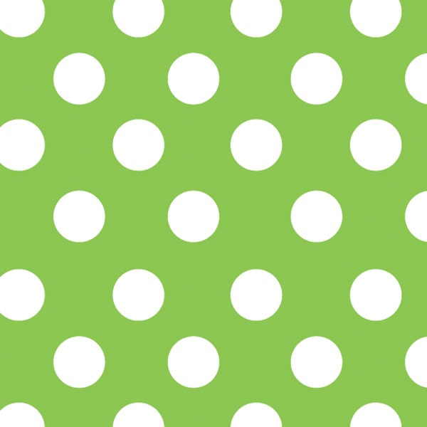 Lime Sunny Dots Wrapping Paper 