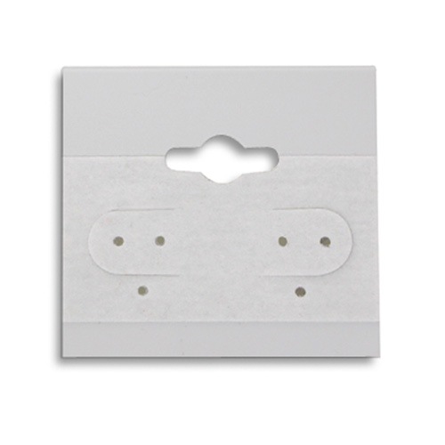 Plain Grey Hanging Earring Card (x100)