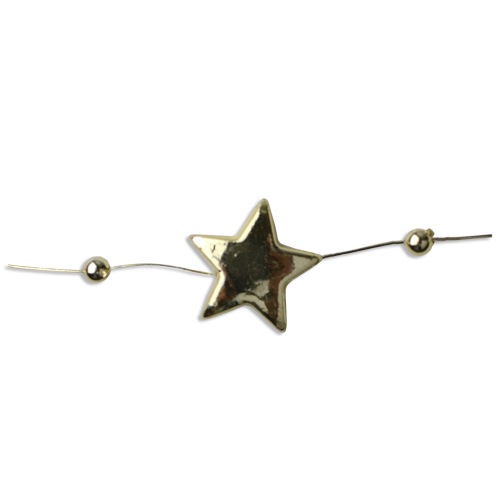 Gold Star Beaded Wire