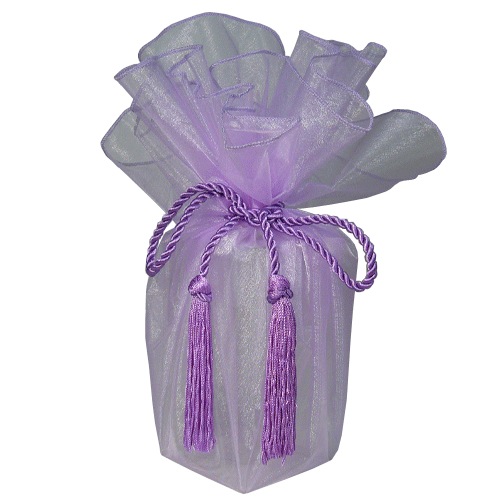 Lavender Sheer Wrapper w/ Tassel
