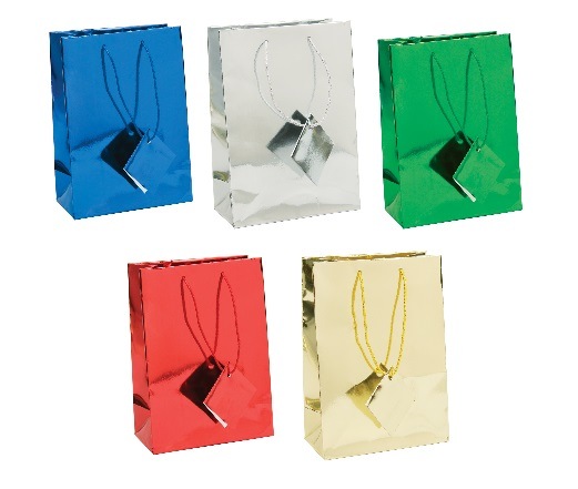 Small Assorted Metallic Bags  		  		  	       