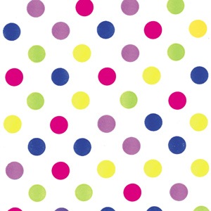 "Neon Dots" Printed Tissue Paper