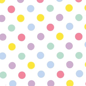 "Pastel Dots" Printed Tissue Paper