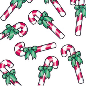 "Candy Canes" Printed Tissue Paper