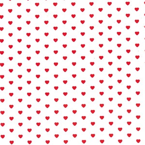 Little Red Hearts Print Tissue Paper