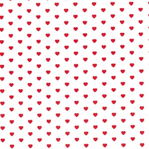 Little Red Hearts Print Tissue Paper