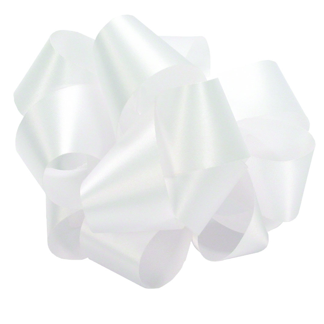 White Satin Acetate Ribbon