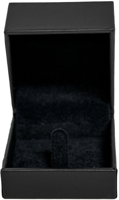 Black Leatherette Ring Clip Box