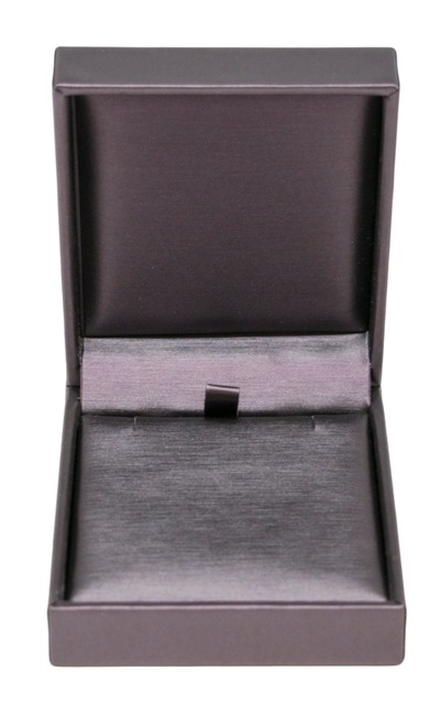 Purple Leatherette Large Pendant Box