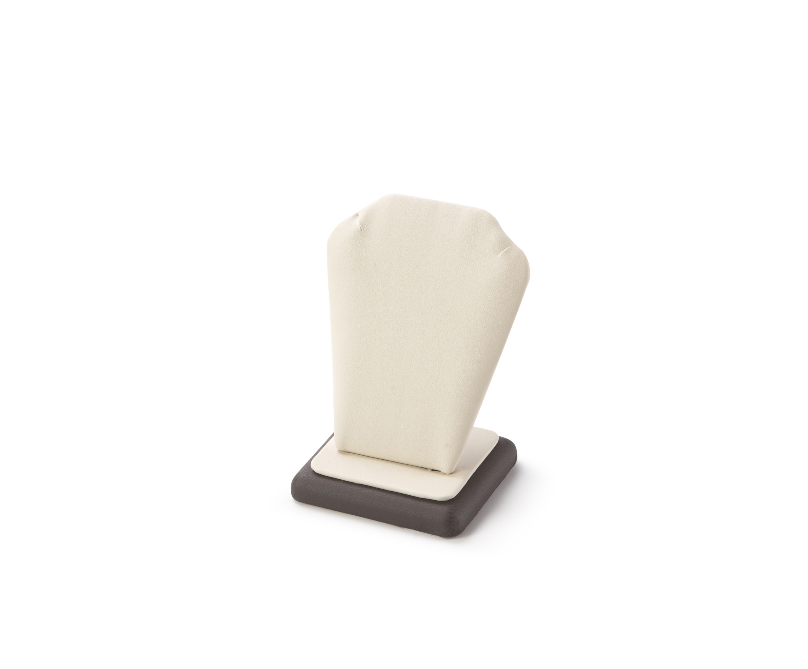 Chocolate/Beige Leatherette Pendant Stand