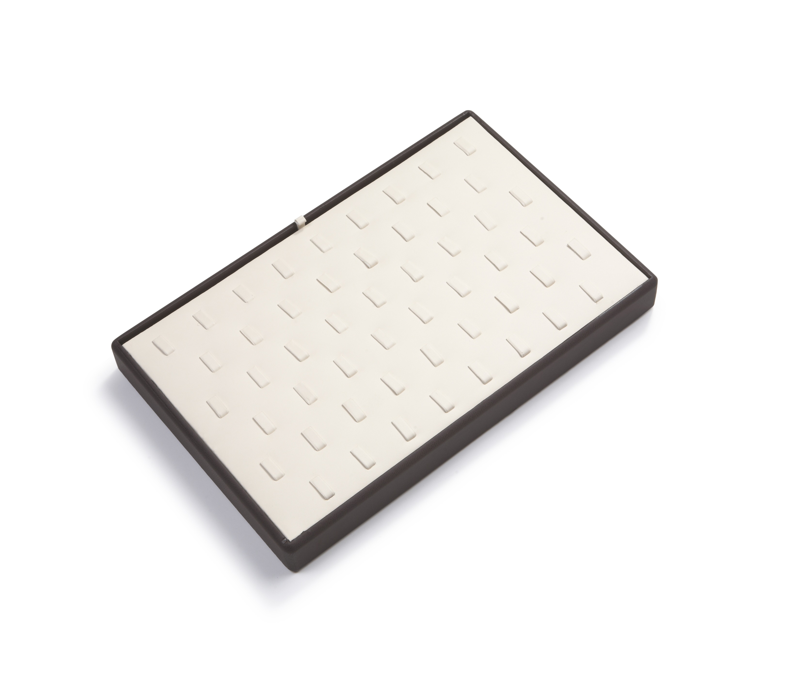 Chocolate/Beige Leatherette 51 Clip Ring Tray