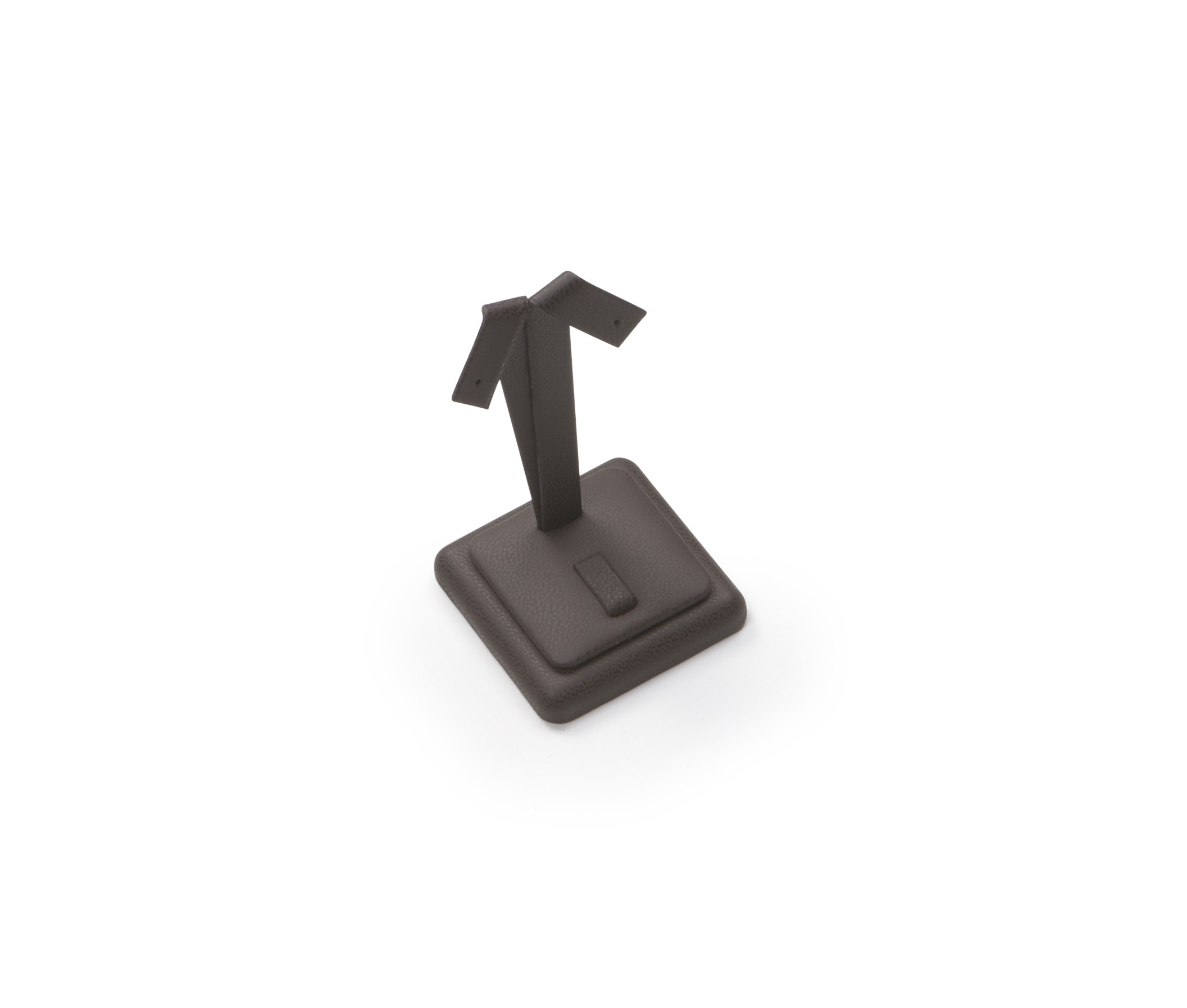 Chocolate Leatherette Ring/Earring Stand