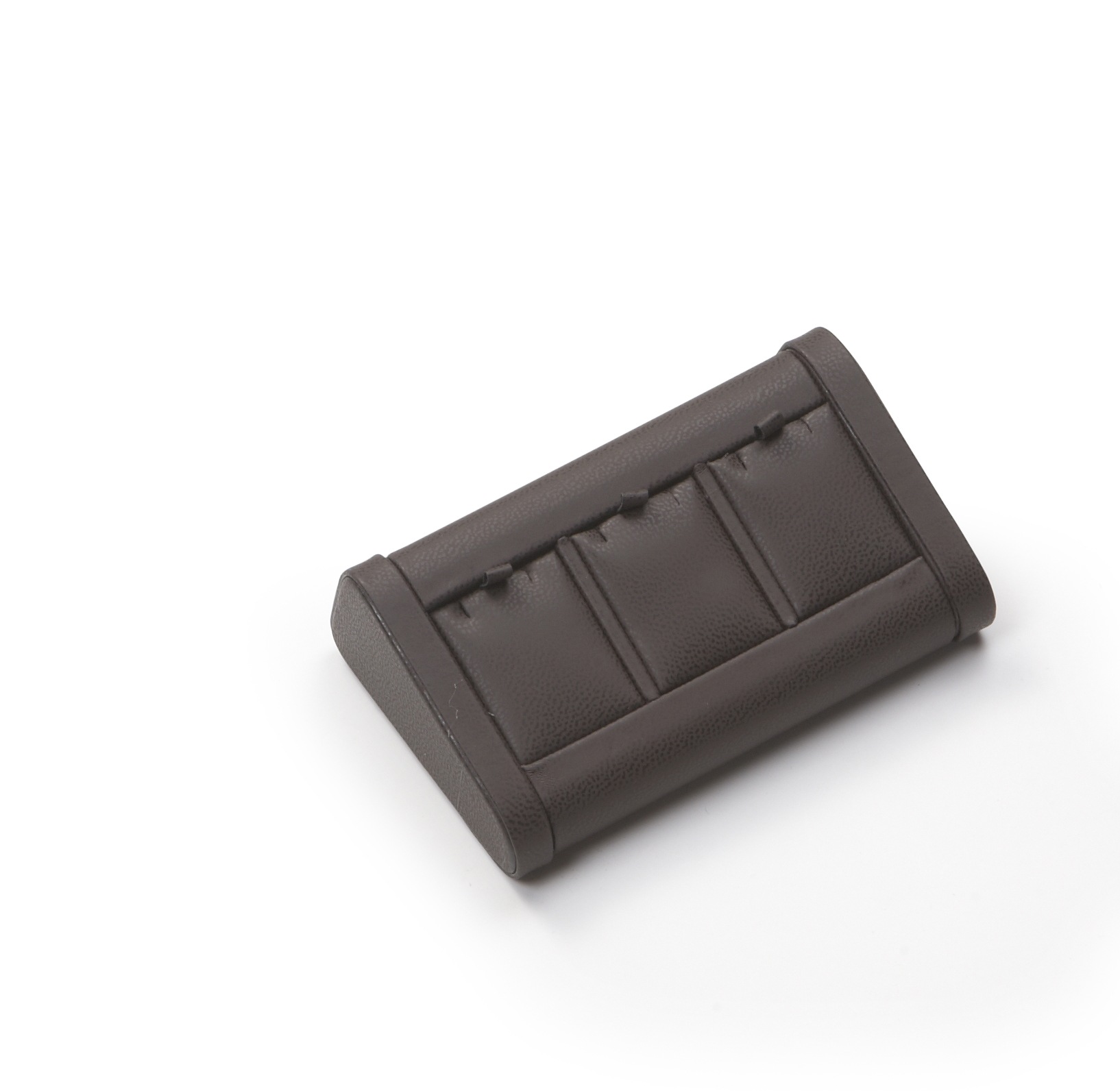 Chocolate Leatherette 3 Pendant Stand