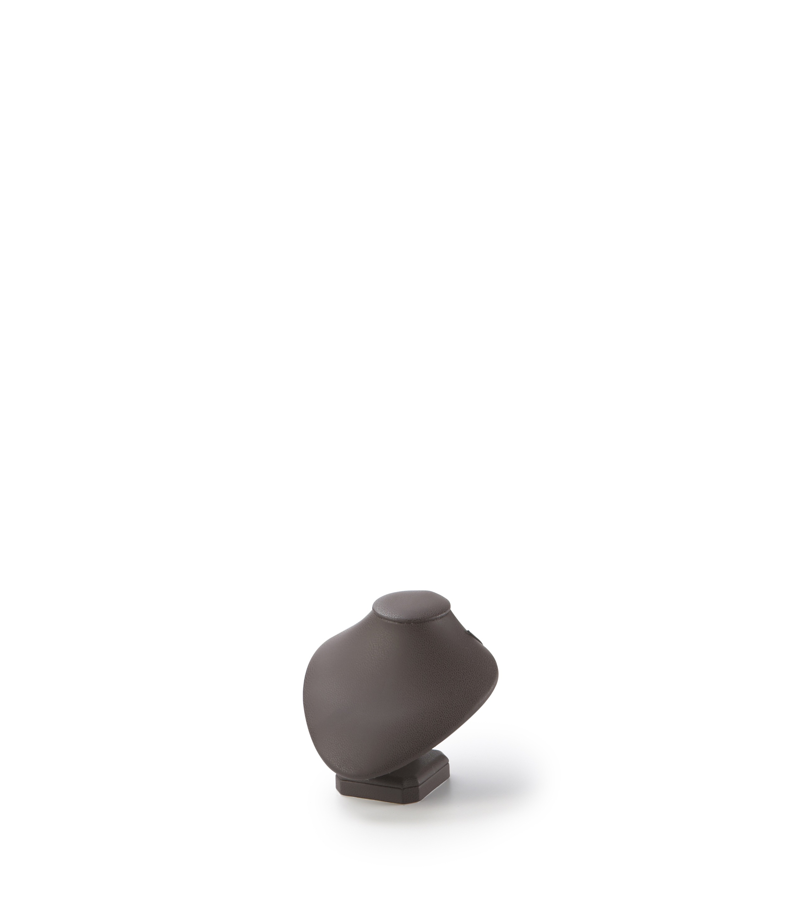 Chocolate Leatherette Small Neckform