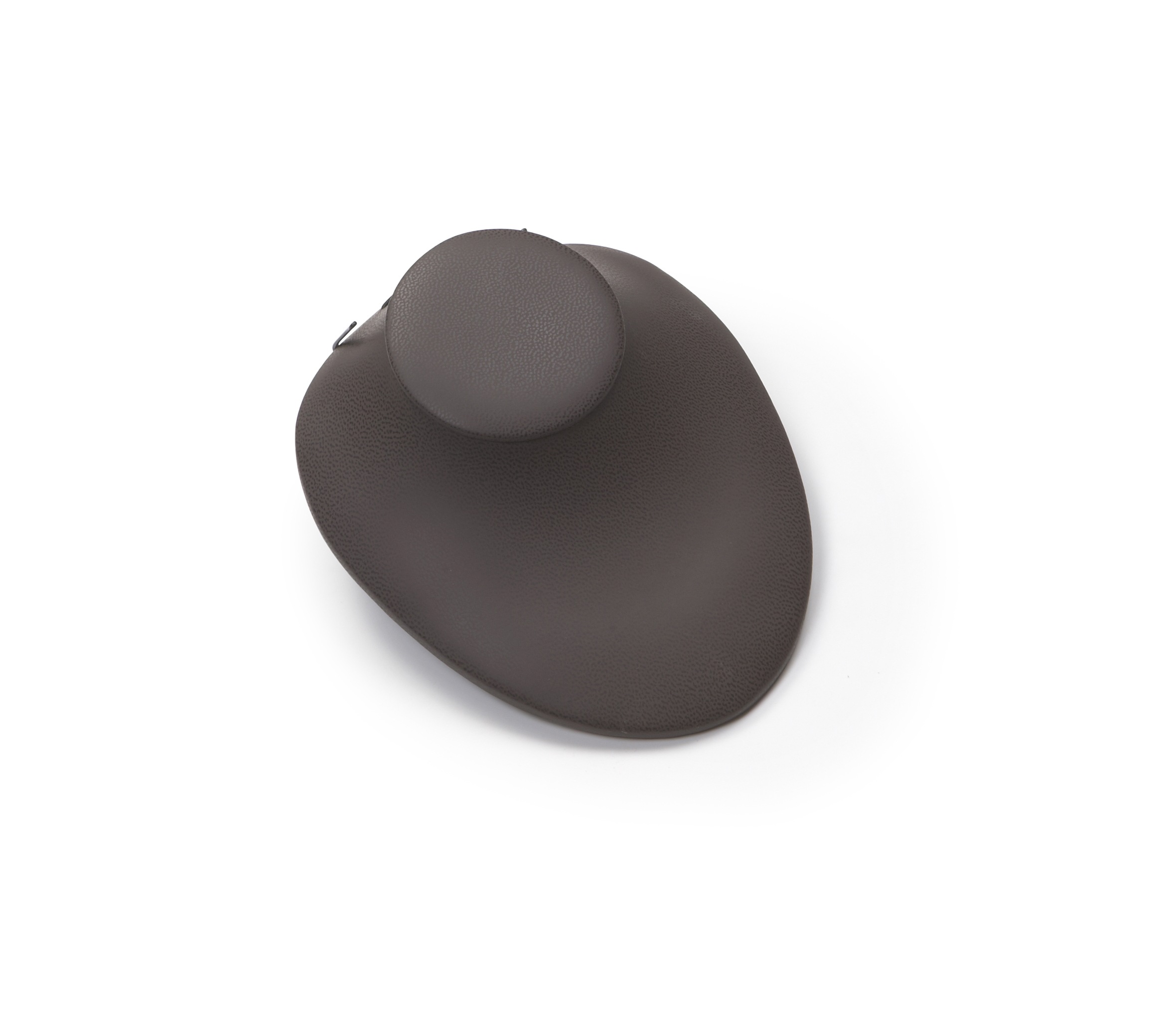 Chocolate Leatherette Medium Neckform