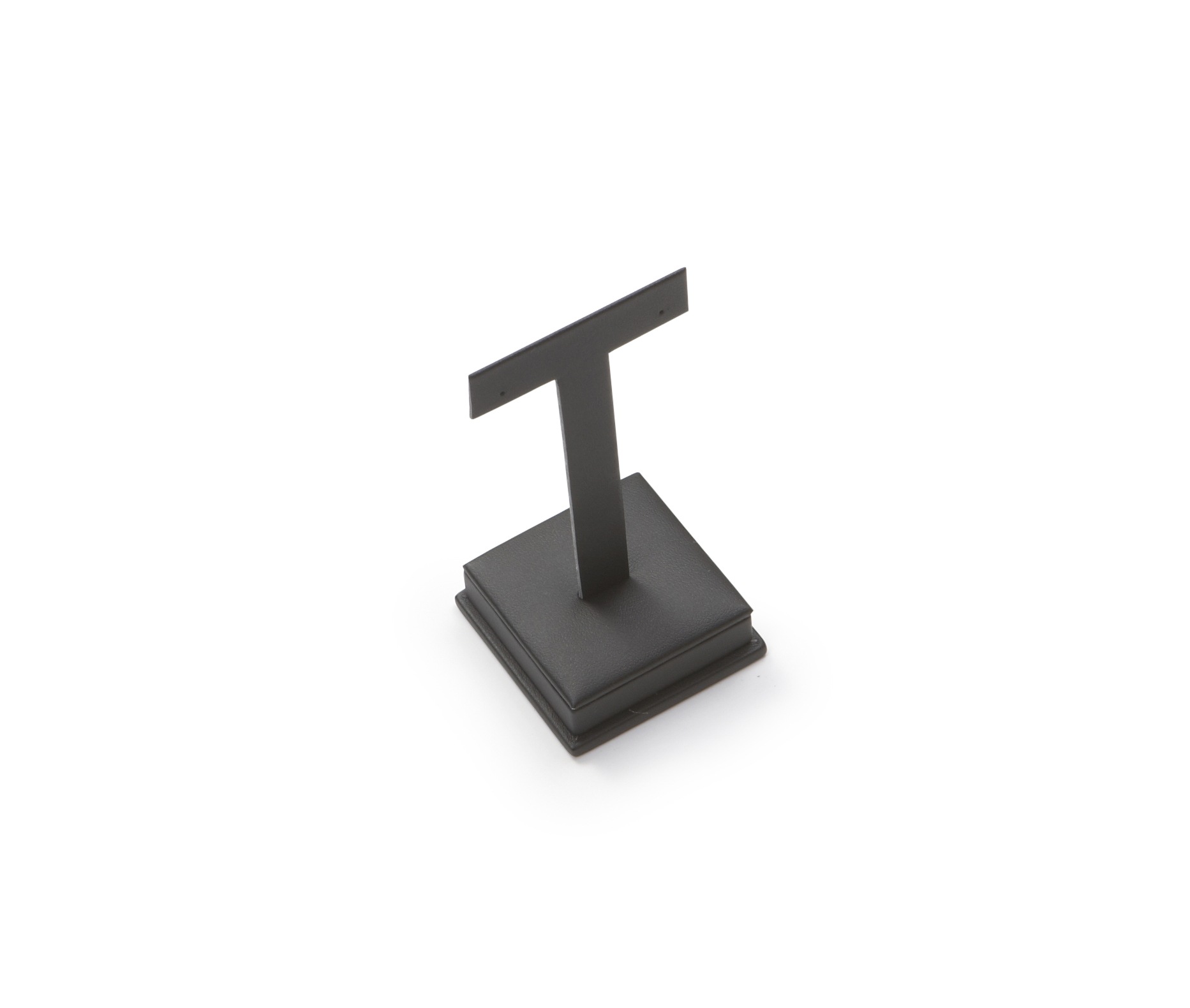 Black Leatherette Earring Stand