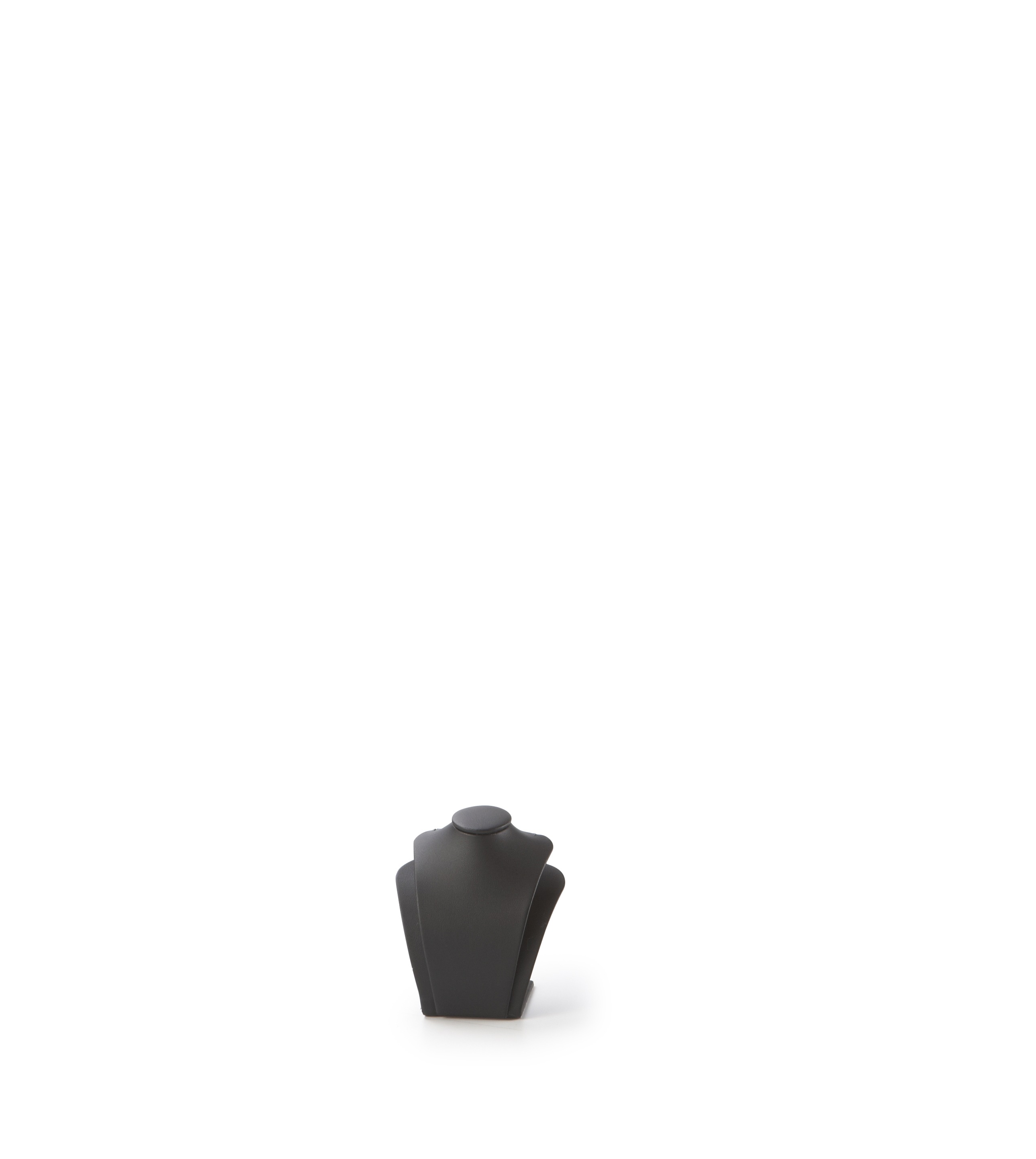 Black Leatherette Medium Pendant Stand