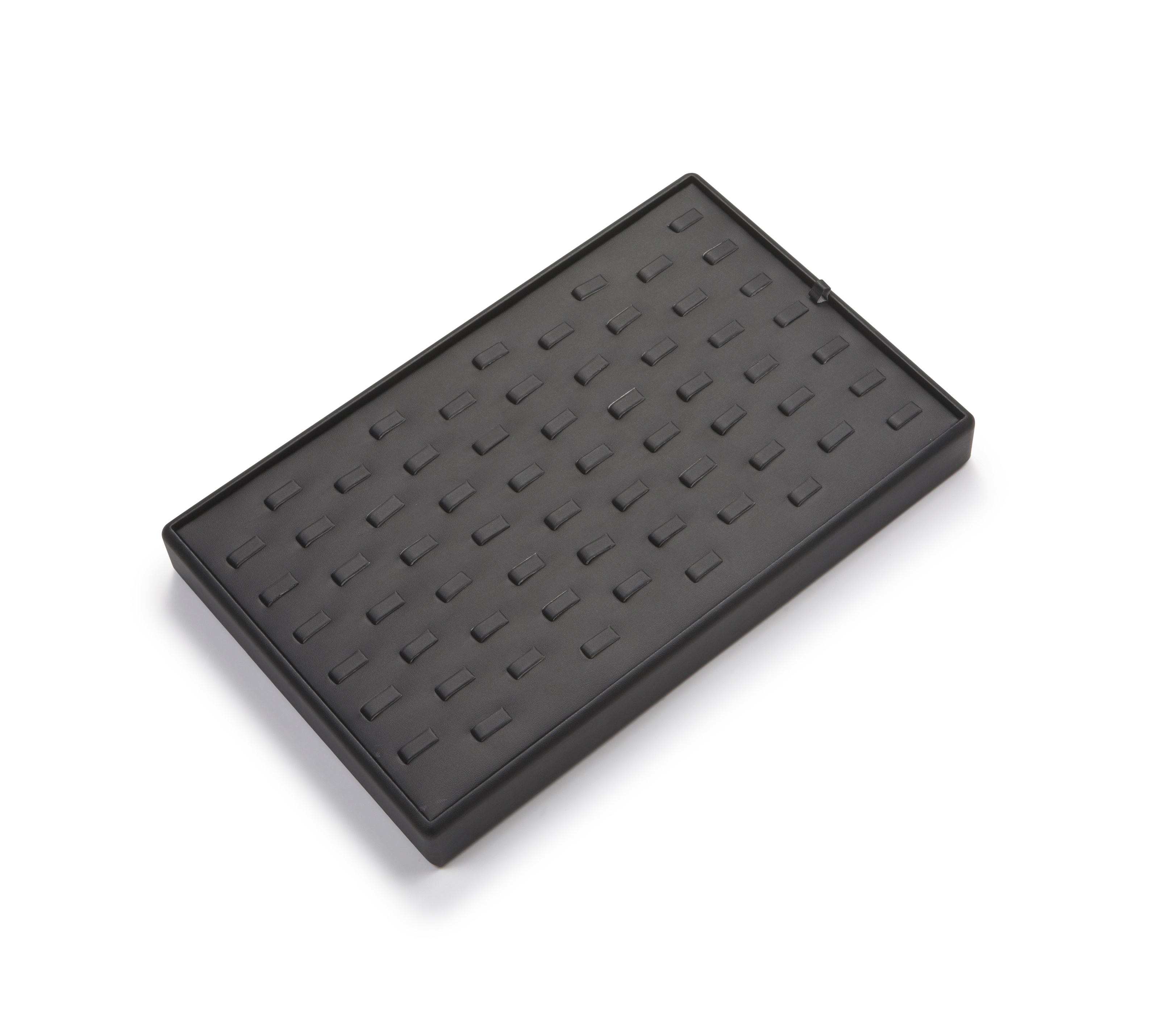 Black Leatherette 65 Clip Ring Tray