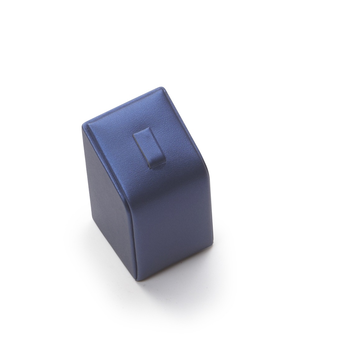 Navy Blue Leatherette Ring Clip Stand