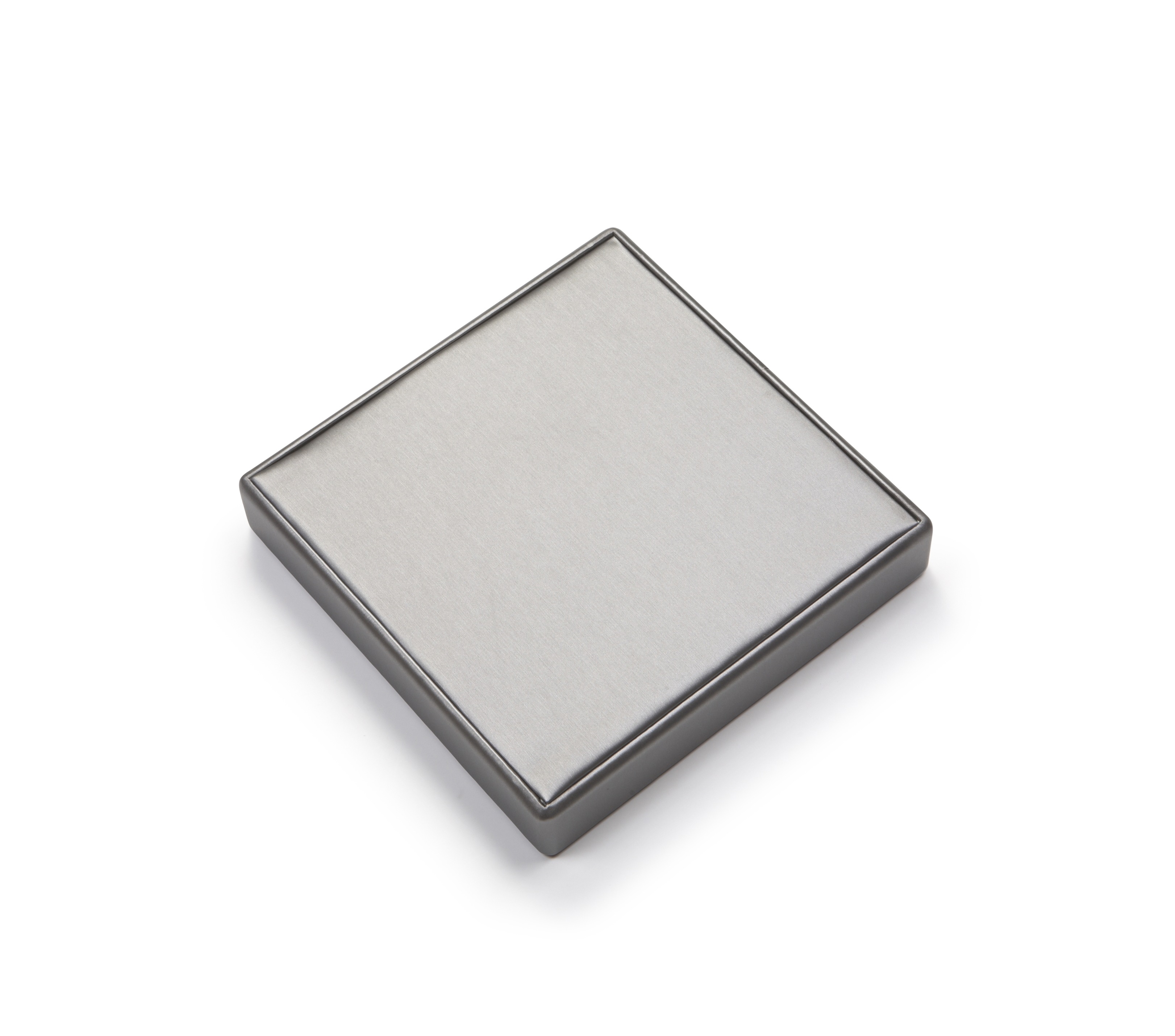 Silver Gray Leatherette Tray Cover