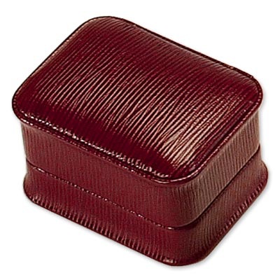 Leatherette Double Ring Box 