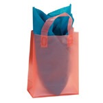 Frosted Soft Loop Handle Bags