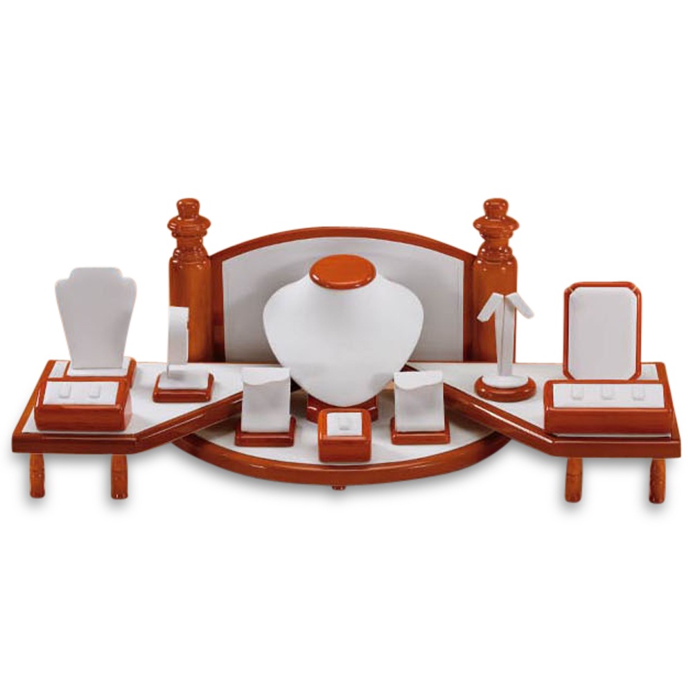 Gold Maple Wood Showcase Displays