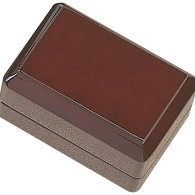 Premium Mahogany Wood Double Ring Box