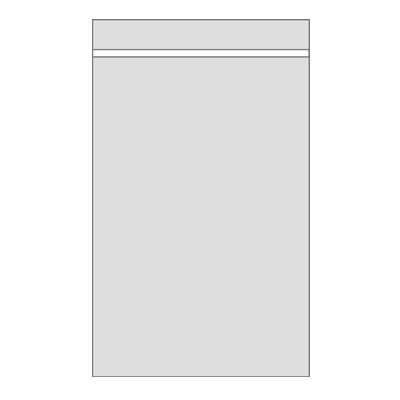 2 Mil Plain Zip Lock Bags<br>4 x 8 (x1000) 		  		  	       