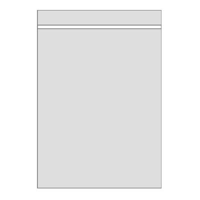 2 Mil Plain Zip Lock Bags<br>5 x 8 (x1000) 		  		  	       
