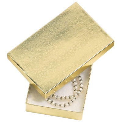 Gold Cotton Filled Boxes (x100)