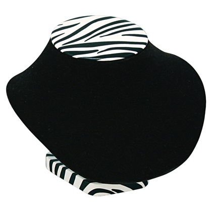 Zebra Design Necklace Displays 