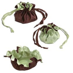 Reversible Satin Flower Wrappers