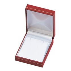 Leatherette with Gold Rim Large Earring Box 