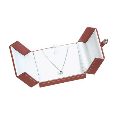 Leatherette Double Door Pendant Box   	   	         