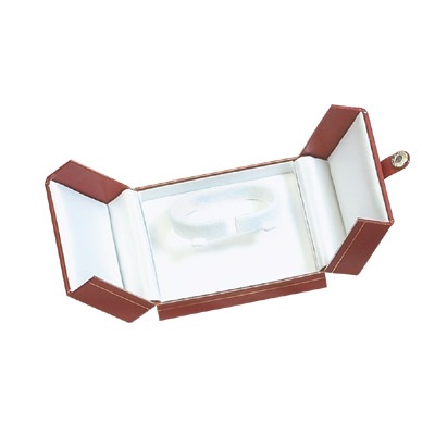 Leatherette Double Door Bangle/Watch Box   	   	         