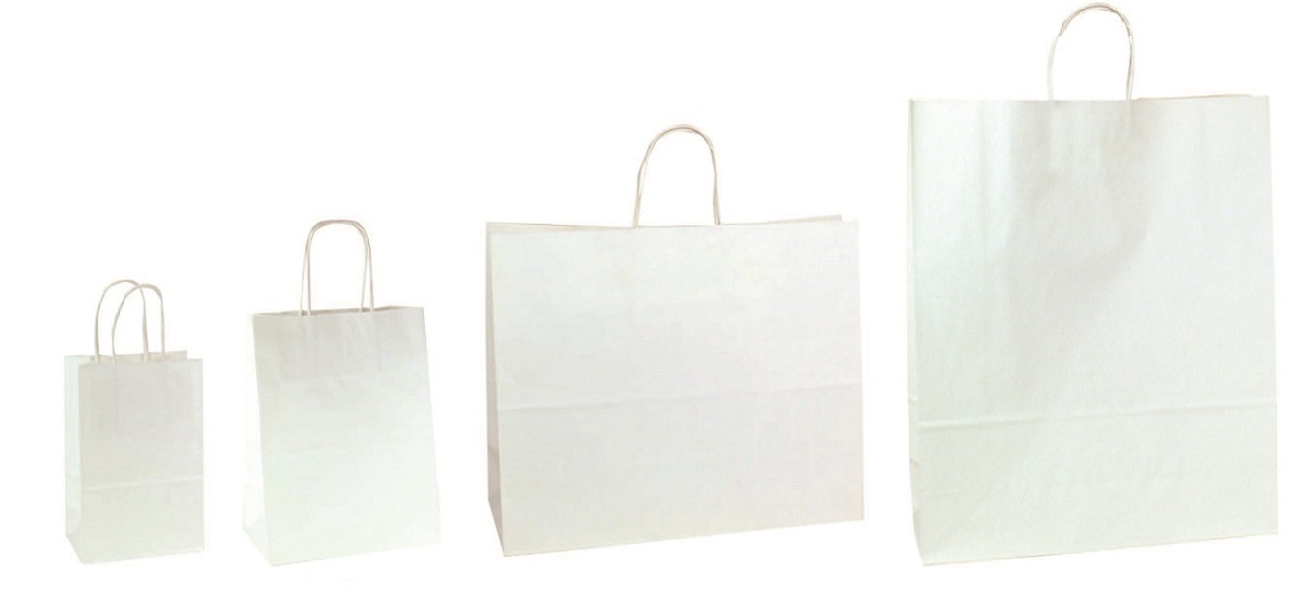 White Kraft Shoppers